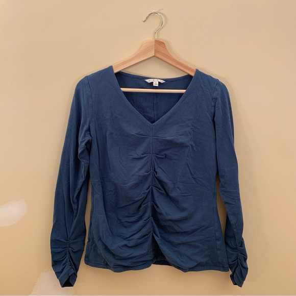 Cabi V-Neck Teal Blouse - Picture 3 of 11